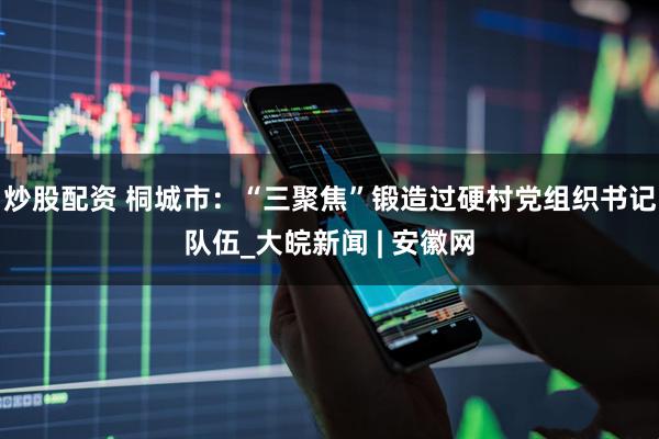 炒股配资 桐城市：“三聚焦”锻造过硬村党组织书记队伍_大皖新闻 | 安徽网