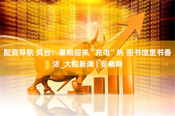 配资导航 凤台：暑期迎来“充电”热　 图书馆里书香浓_大皖新闻 | 安徽网