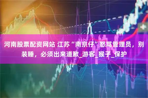 河南股票配资网站 江苏“南京仔”怒骂管理员，别装睡，必须出来道歉_游客_猴子_保护